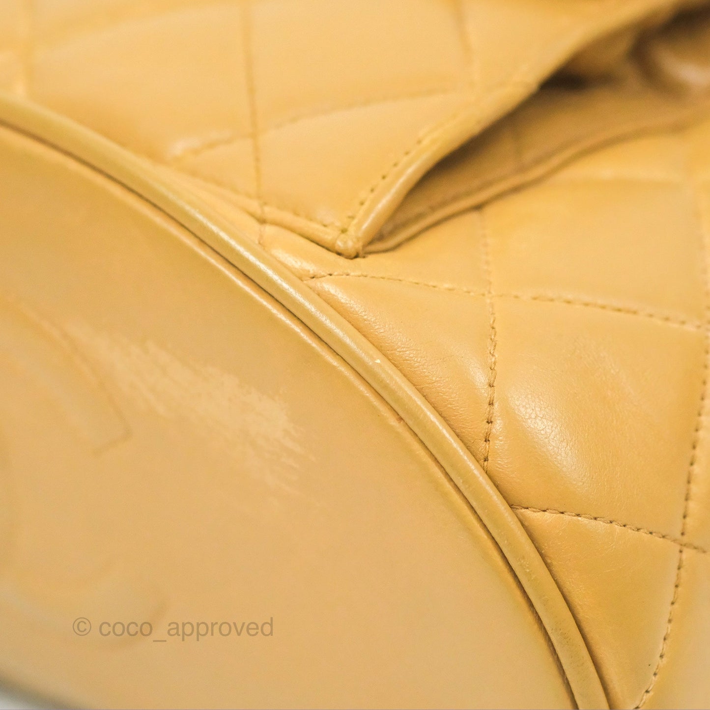 Chanel Vintage CC Duma Backpack Beige Lambskin 24K Gold Hardware