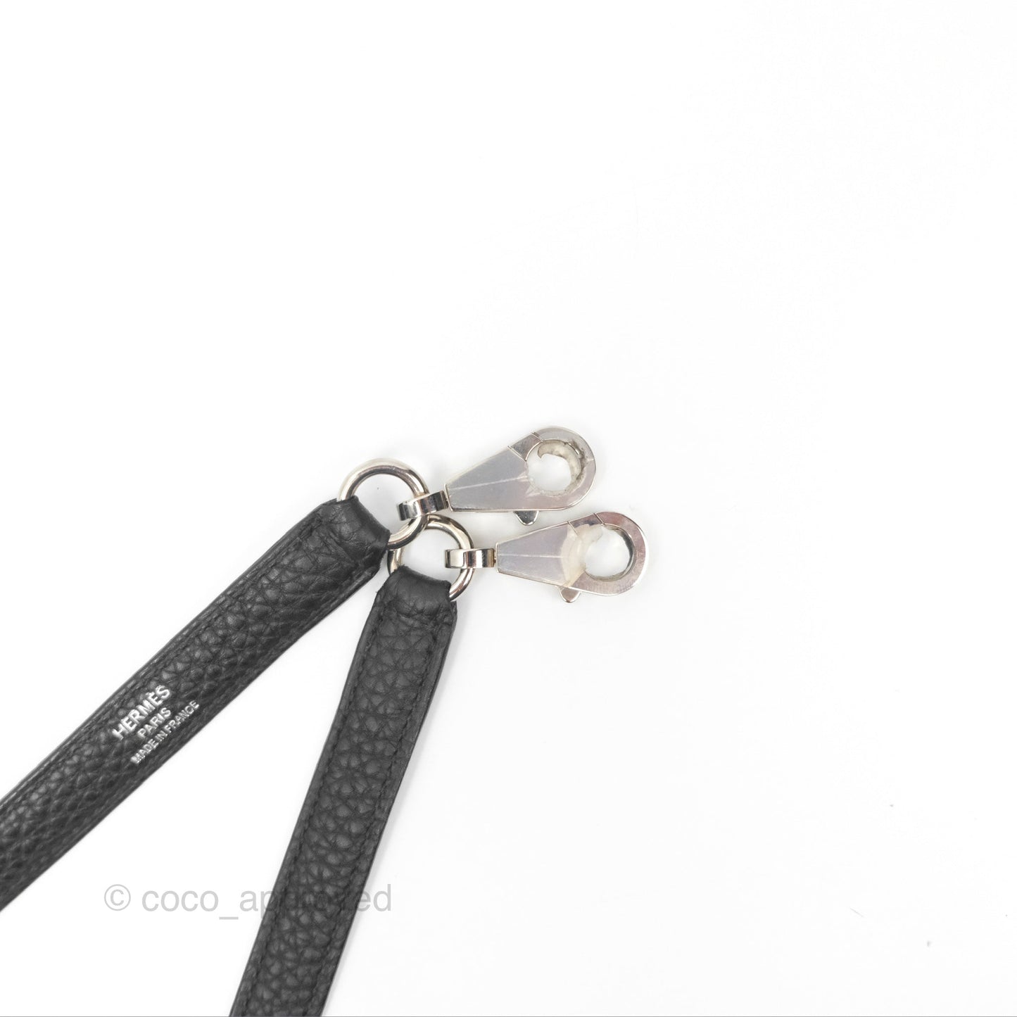 Hermès Retourne Kelly 25 Black Togo Palladium Hardware