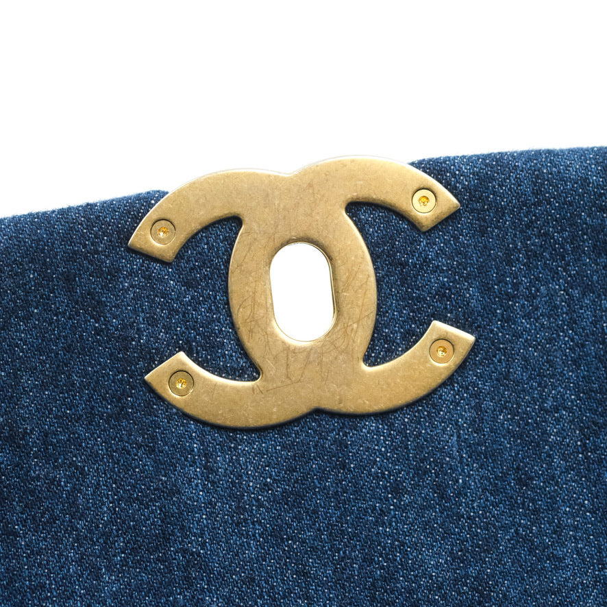 Chanel 19 Small Denim Mixed Hardware