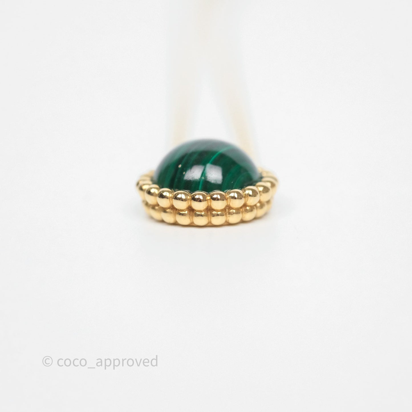 Van Cleef & Arpels Perlée Couleurs Pendant Malachite Yellow Gold