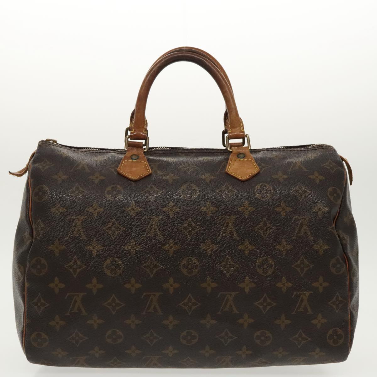 LOUIS VUITTON Monogram Speedy 35 Hand Bag M41524 LV 97569