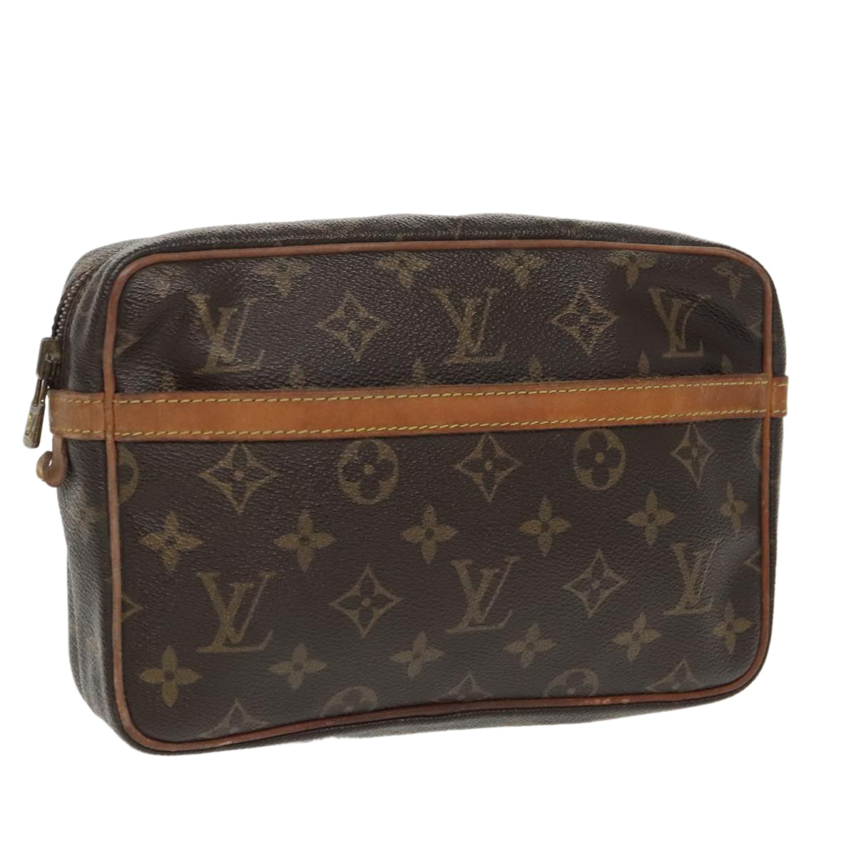 LOUIS VUITTON Monogram Compiegne 23 Clutch Bag M51847 LV 97596