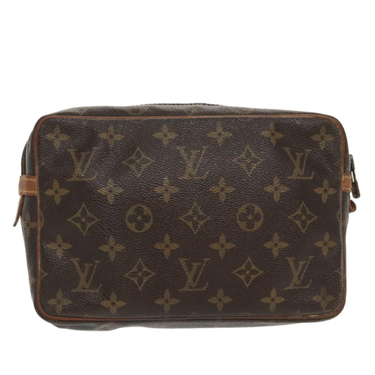 LOUIS VUITTON Monogram Compiegne 23 Clutch Bag M51847 LV 97596