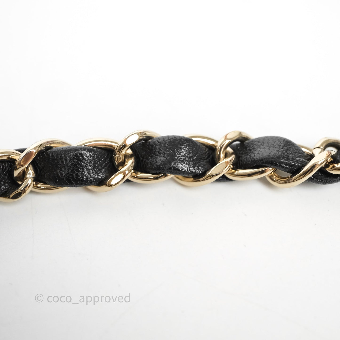 Chanel Mini Square Quilted Black Lambskin Gold Hardware