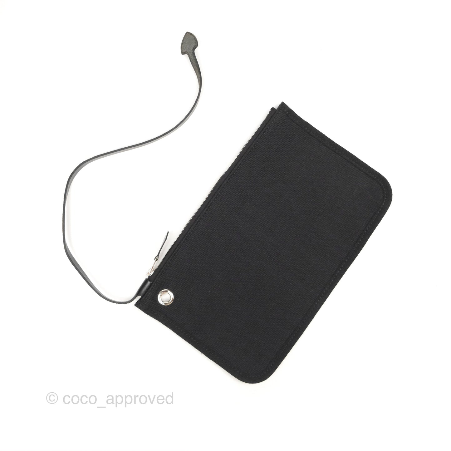 Hermès Herbag Zip 31 Retourne Black Canvas Palladium Hardware