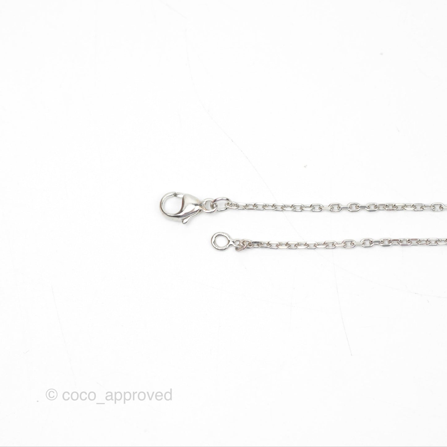 Hermès Mini Pop H Rose Dragee Pendant Necklace Palladium Hardware