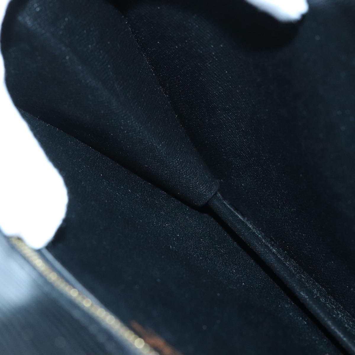 LOUIS VUITTON Epi Serie Dragonne Hand Bag Black Noir M52612 LV 97650