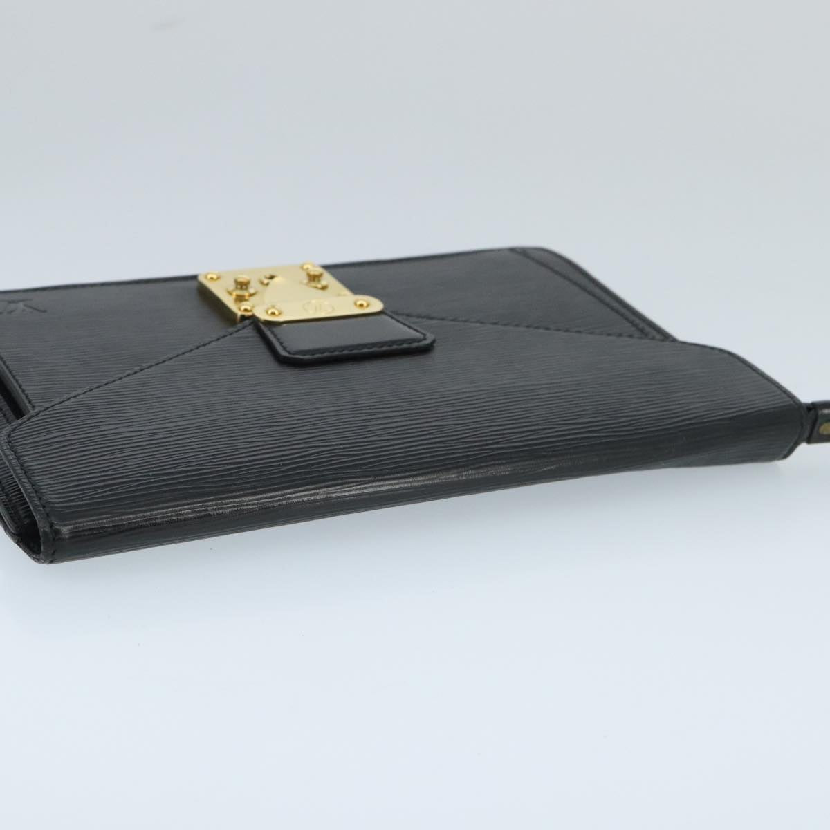LOUIS VUITTON Epi Serie Dragonne Hand Bag Black Noir M52612 LV 97650