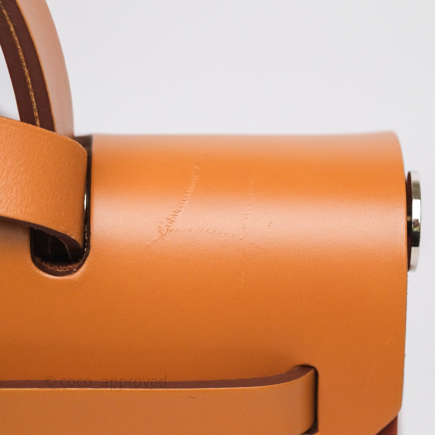 Hermès Herbag Zip 31 Cuivre Canvas Palladium Hardware