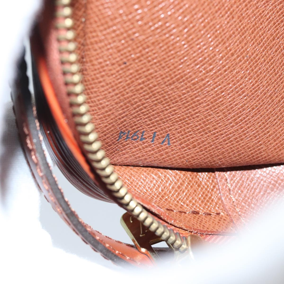 LOUIS VUITTON Epi Jeune FilleMM Shoulder Bag Brown M52153 LV 97688