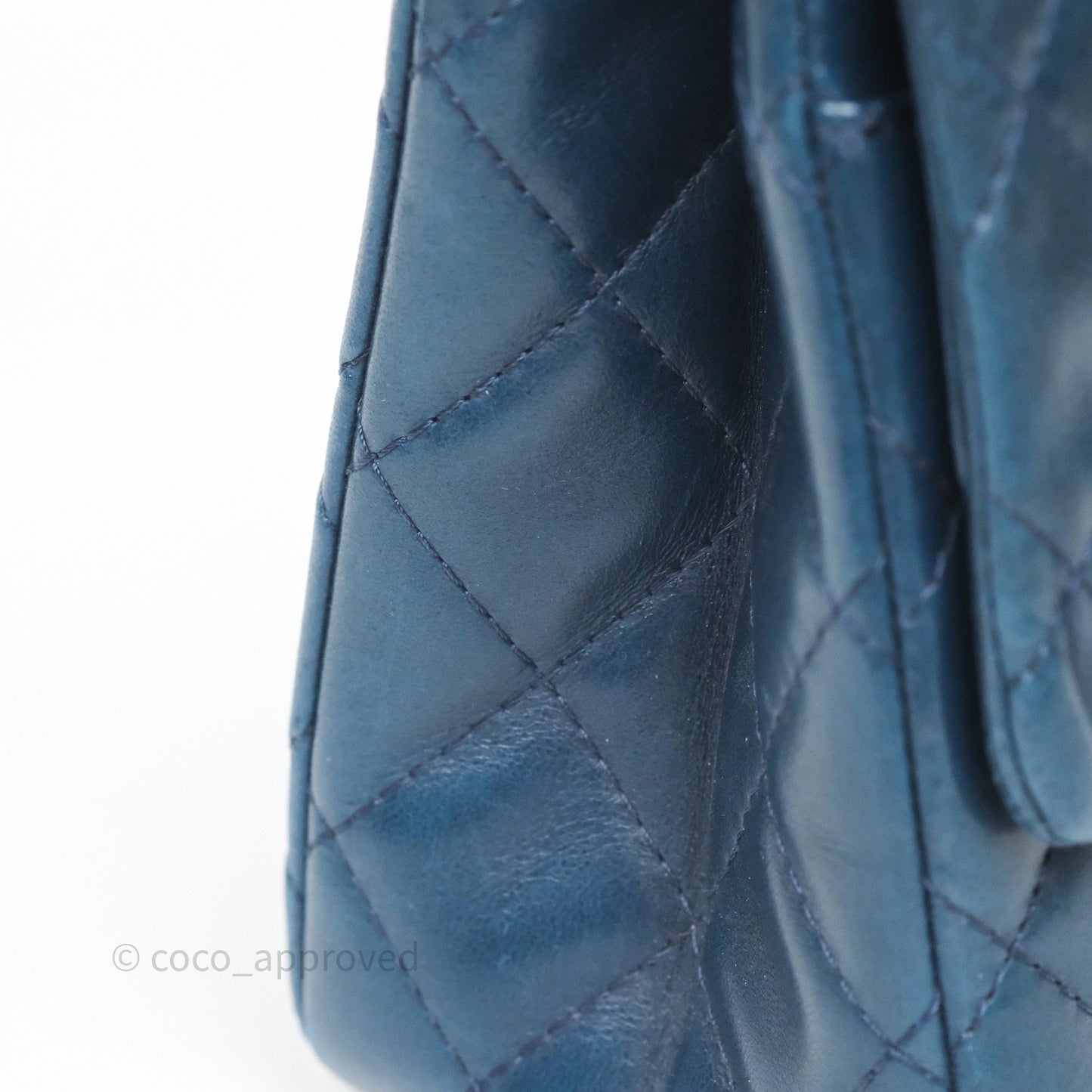 Chanel Reissue 227 Quilted Navy Lambskin Ruthenium Hardware