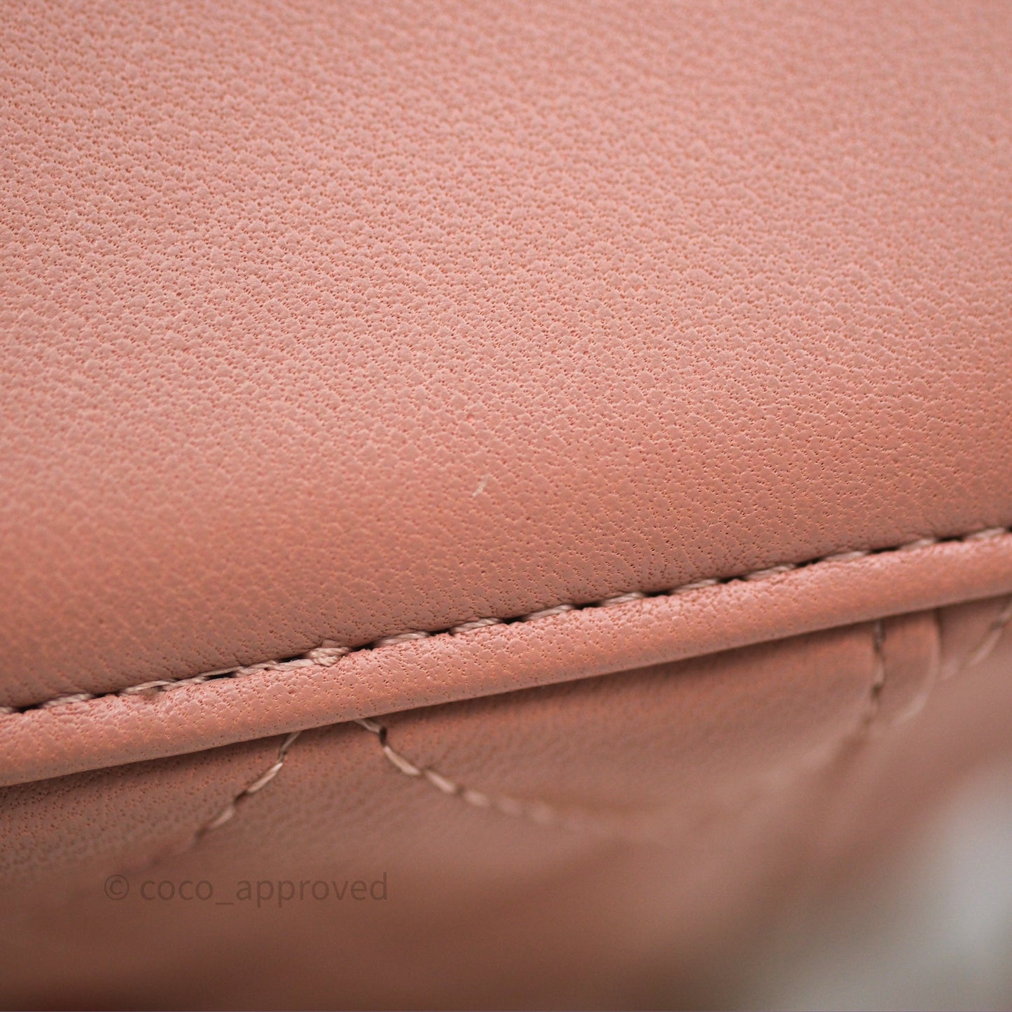 Chanel Mini Pearl Crush Vanity With Chain Pink Gold Hardware