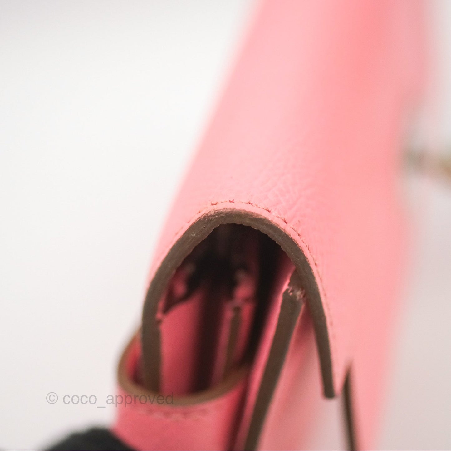 Hermès Small Kelly Wallet Rose Confetti Epsom Palladium Hardware