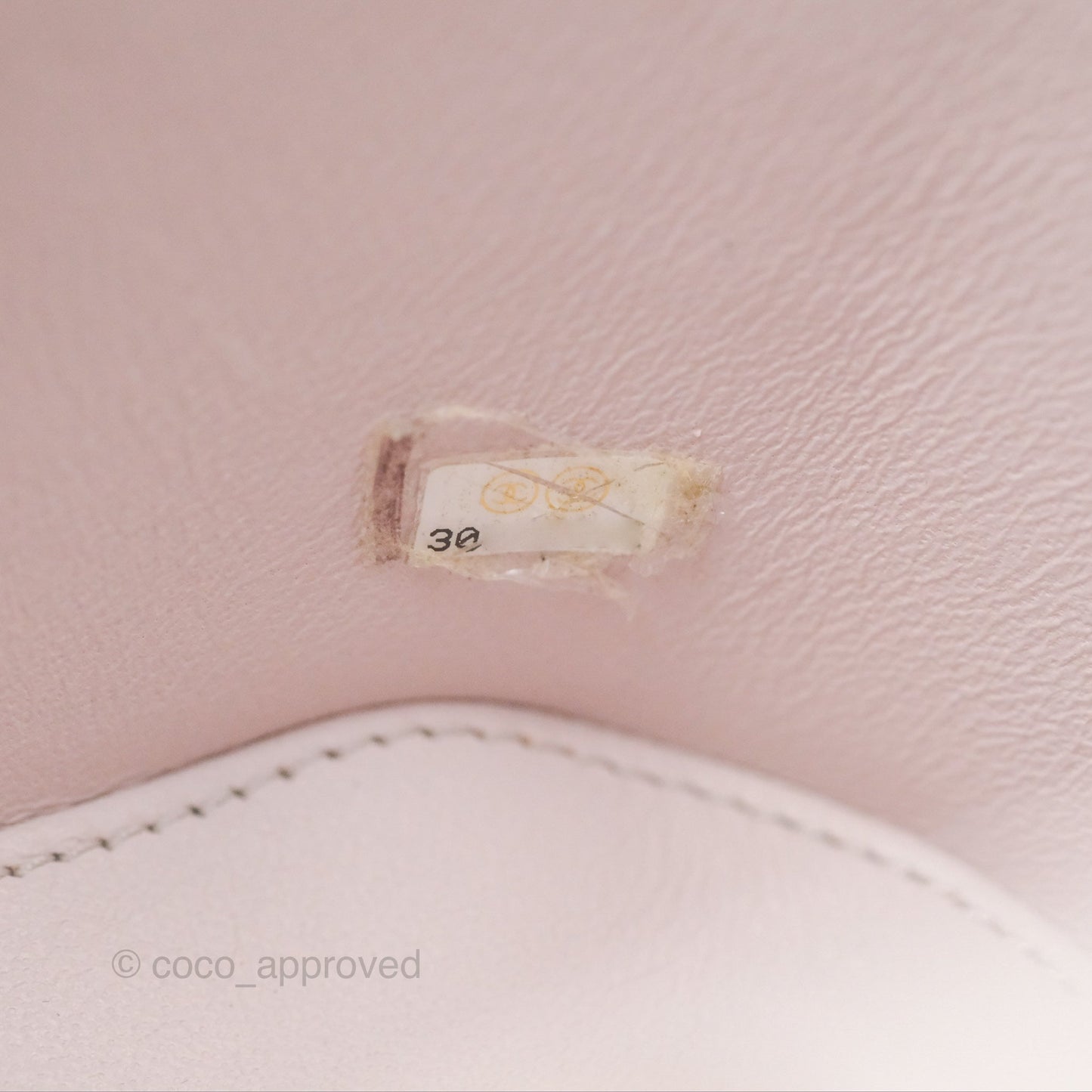 Chanel Small Quilted Top Handle Vanity Case Light Lilac Lambskin Gold Hardware