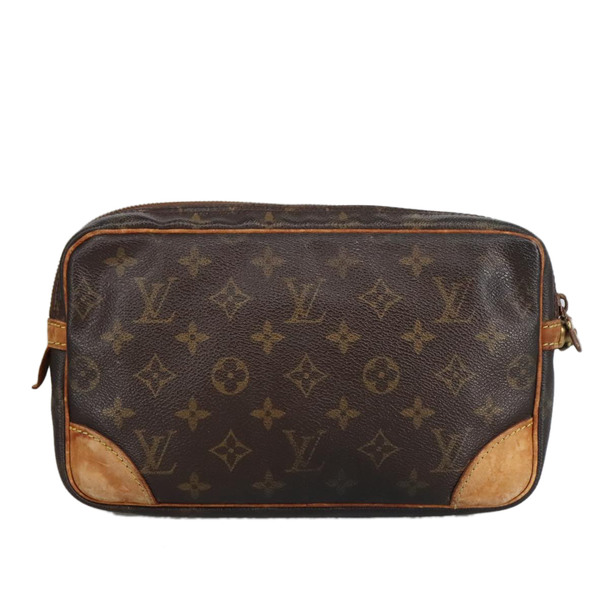 LOUIS VUITTON Monogram Marly Dragonne GM Clutch Bag M51825 LV 97858