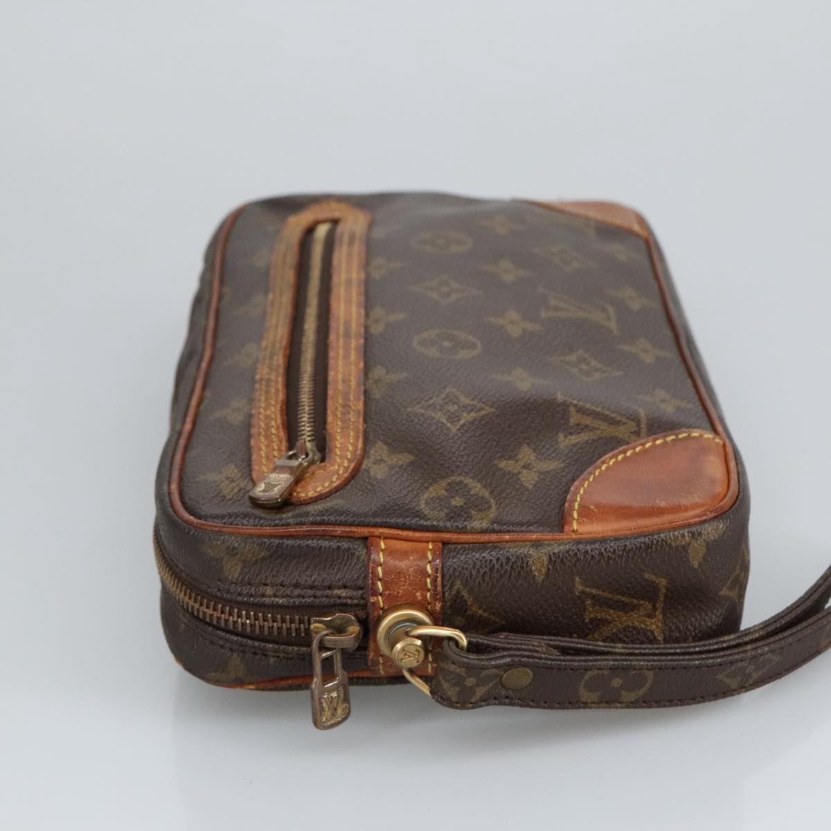 LOUIS VUITTON Monogram Marly Dragonne GM Clutch Bag M51825 LV 97859
