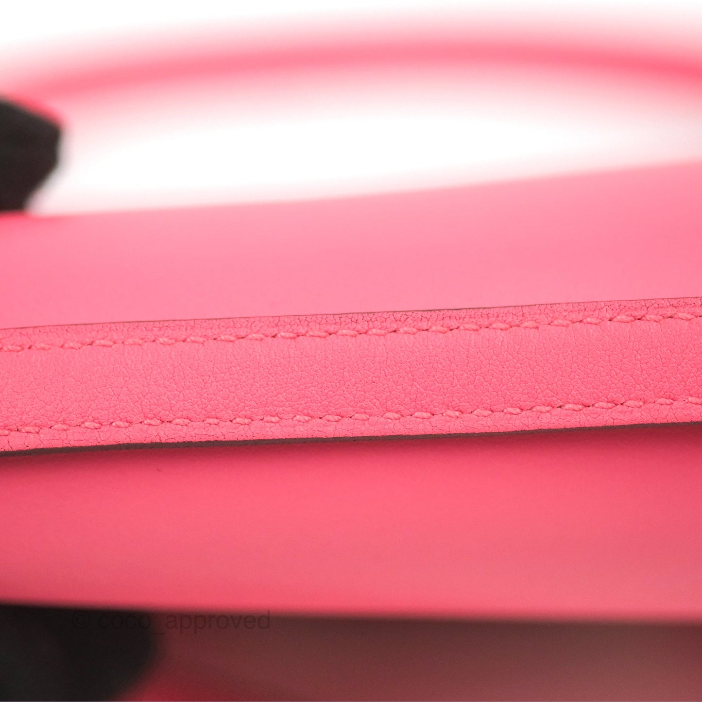 Hermès Constance Mini 18cm Rose Azalee Swift Palladium Hardware