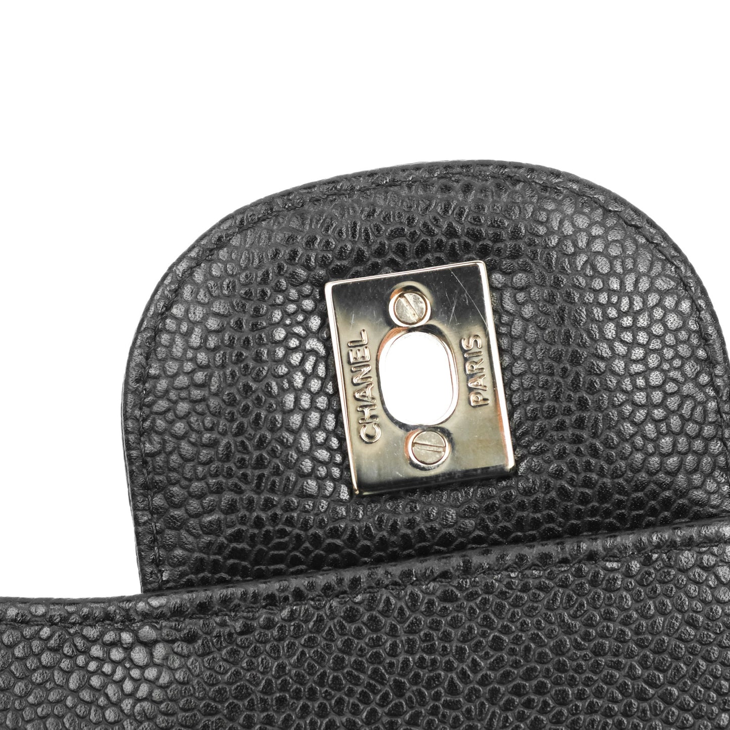 Chanel Jumbo Double Flap Black Caviar Silver Hardware⁣⁣