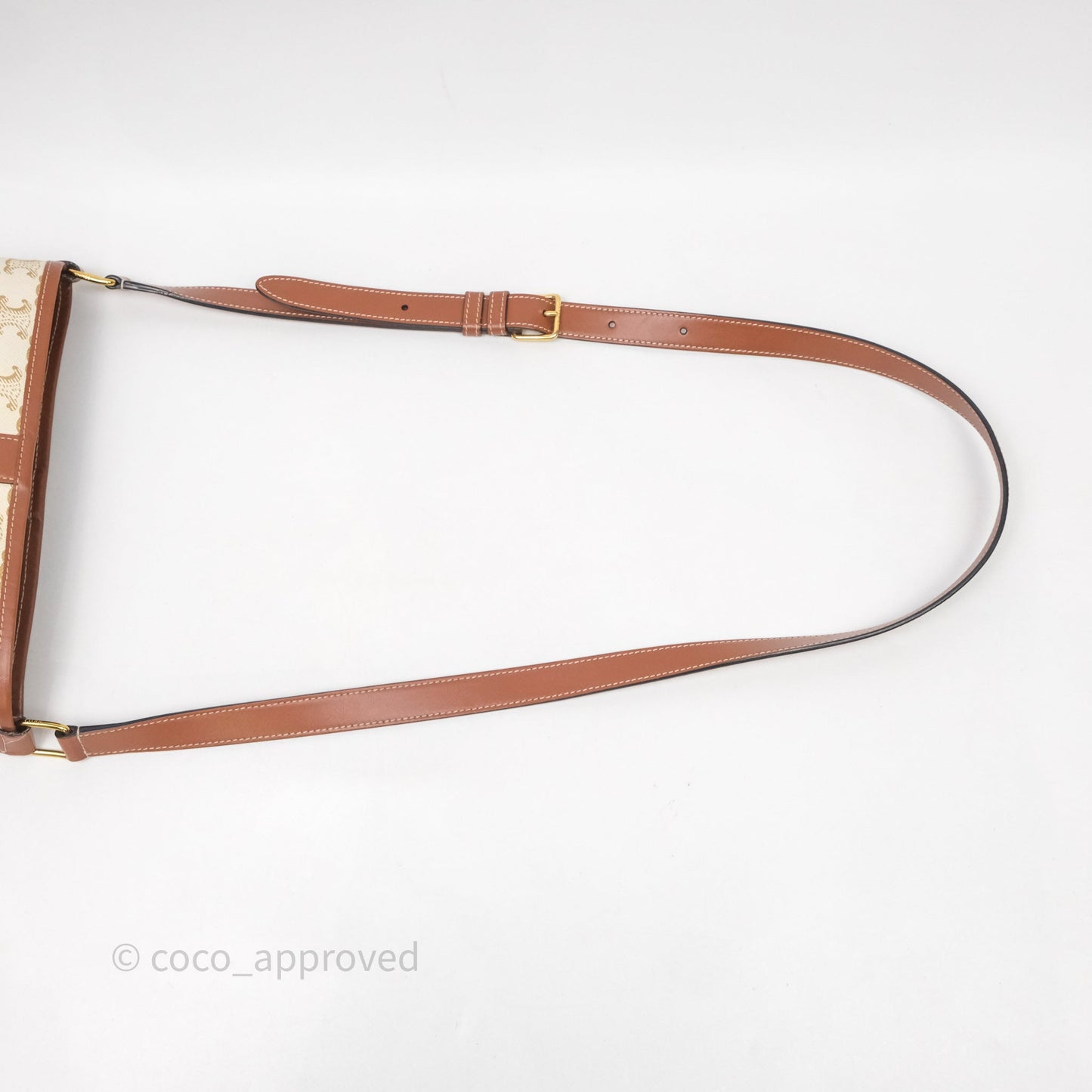 Celine Small Bucket Triomphe Canvas Grege Calfskin