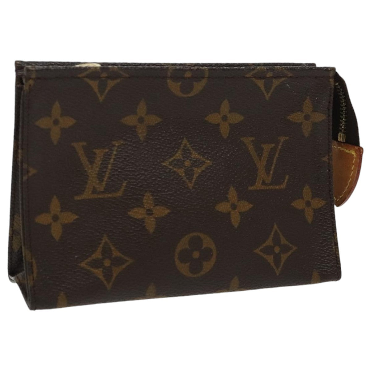 LOUIS VUITTON Monogram Poche Toilette 15 Pouch M47546 LV 97893