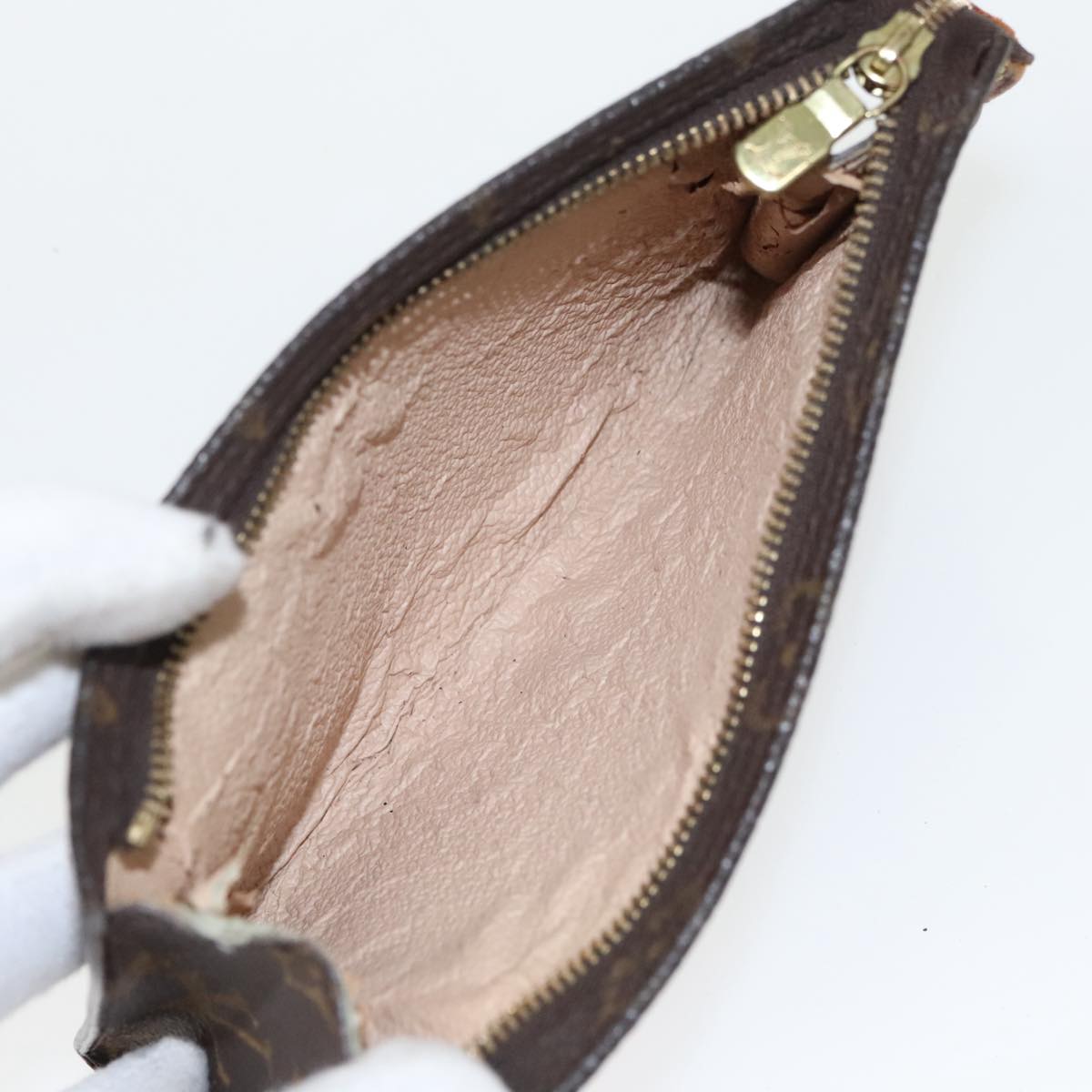 LOUIS VUITTON Monogram Bucket PM Accessory Pouch LV 97899