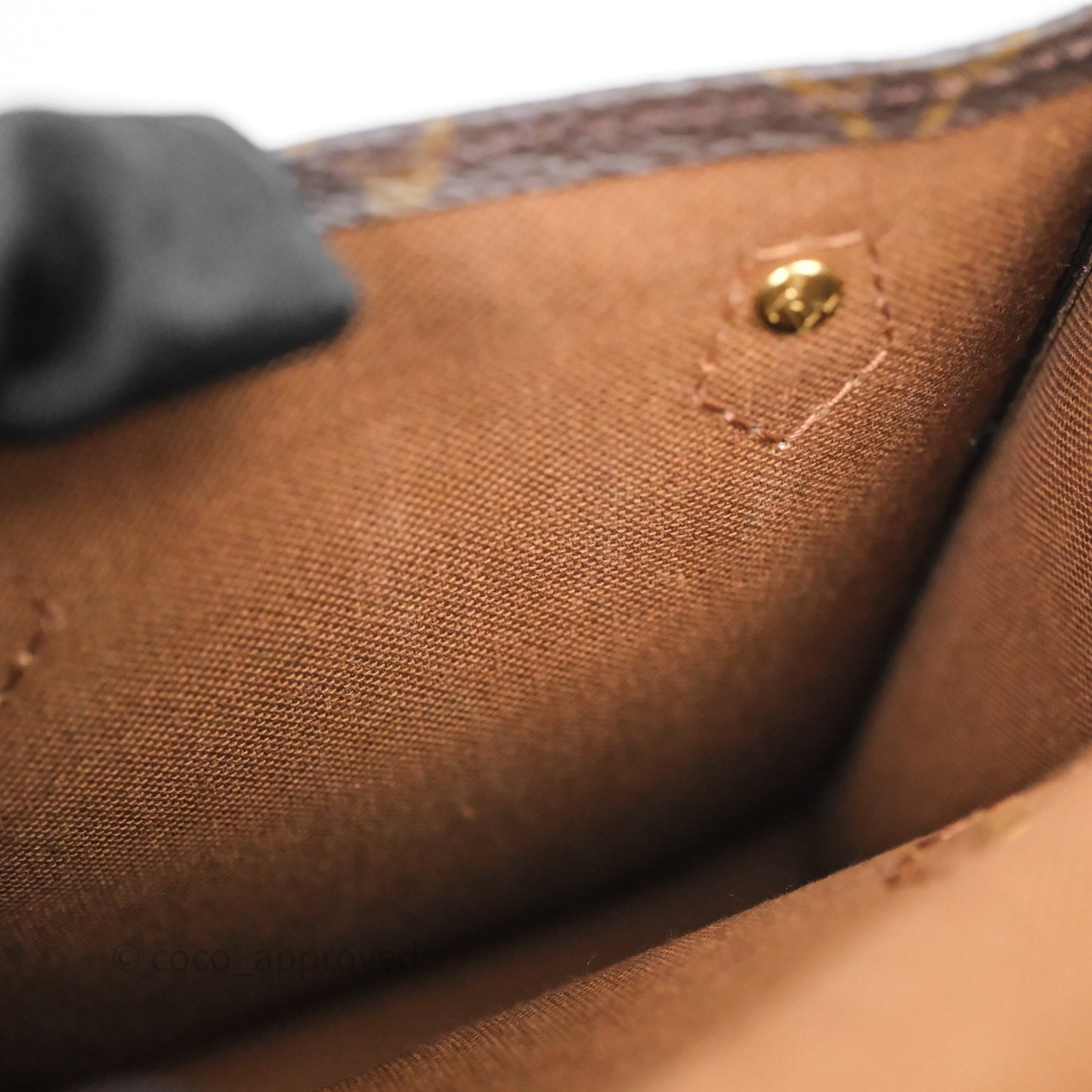 Louis Vuitton Petit Sac Plat Bag Monogram Canvas