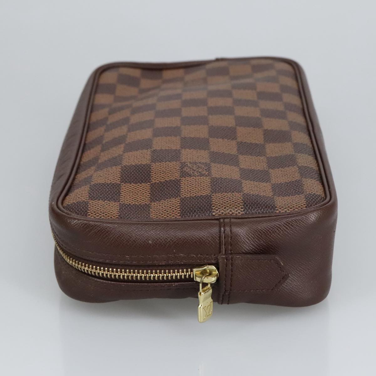 LOUIS VUITTON Damier Ebene Trousse Toilette 25 Clutch Bag N47624 LV 97918