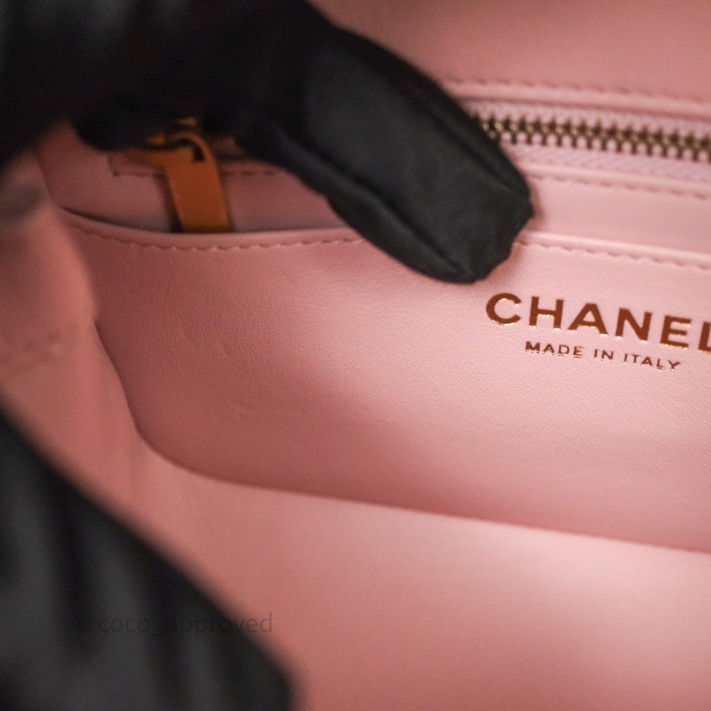 Chanel Quilted Mini Square Flap with Camellia Adjustable Chain Pink Clair Lambskin
