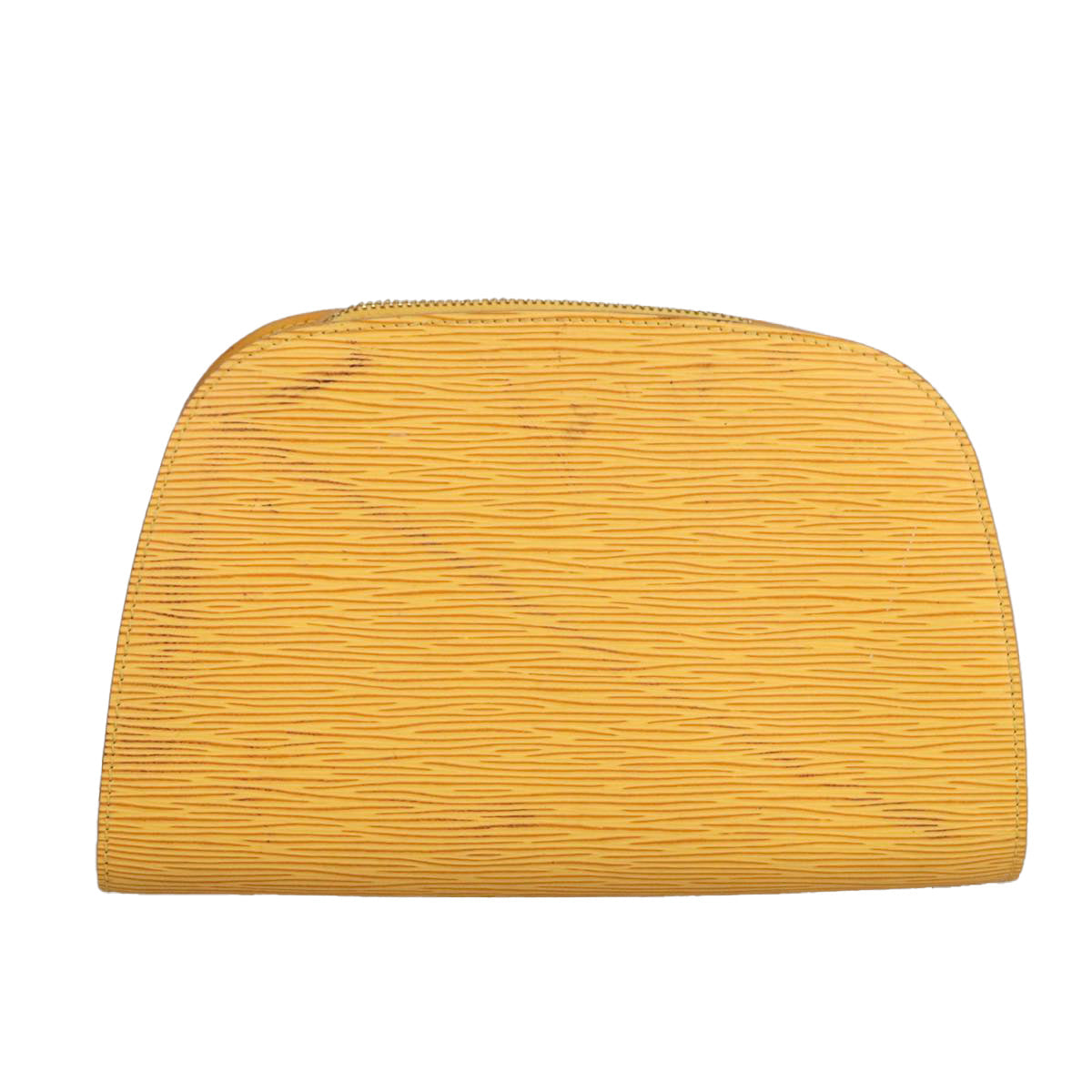 LOUIS VUITTON Epi Dauphine GM Pouch Yellow LV 97922