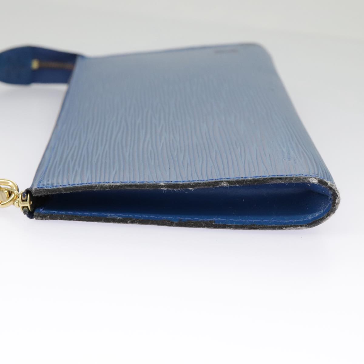 LOUIS VUITTON Epi Pochette Accessoires Pouch Blue M52985 LV 97927