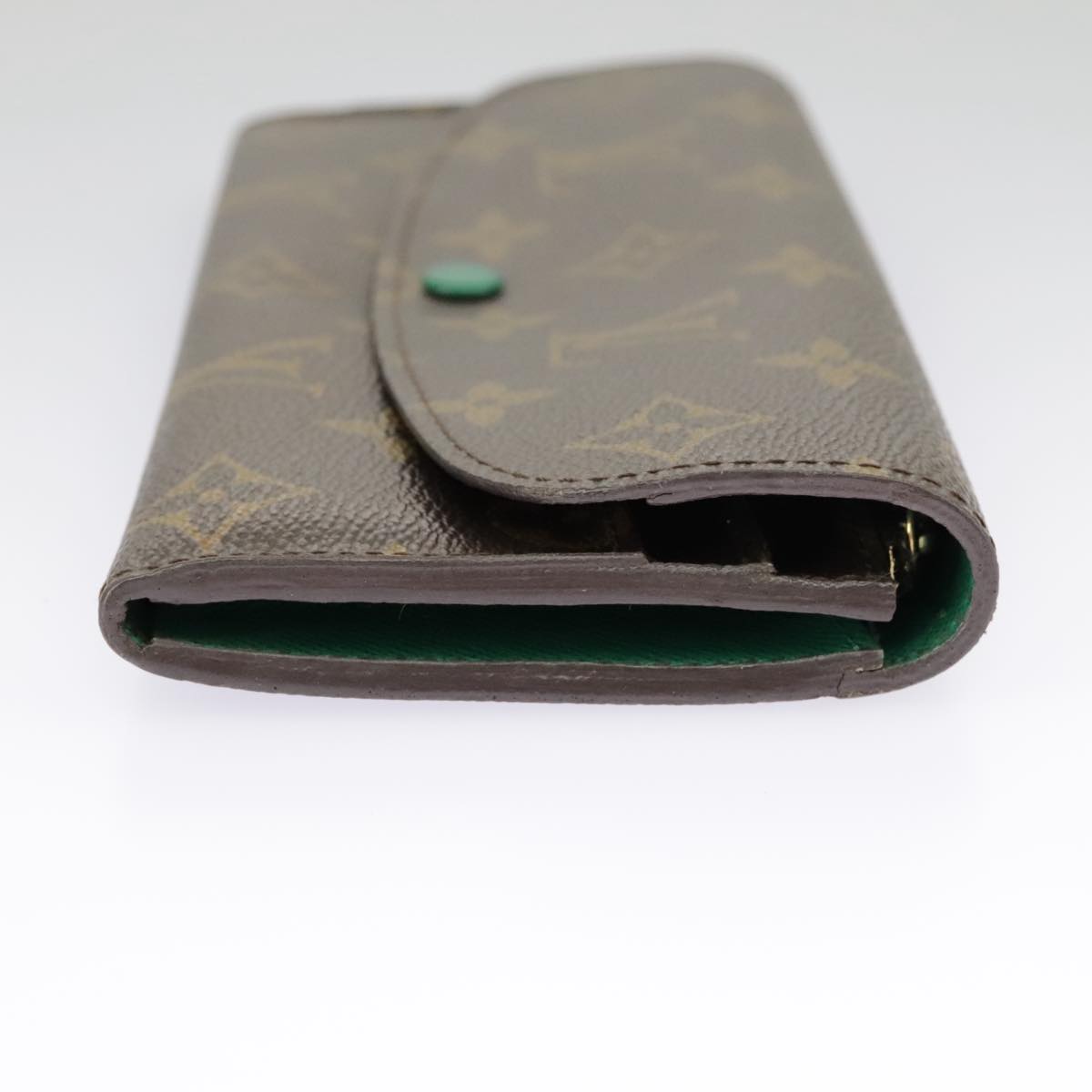 LOUIS VUITTON Monogram Portefeuille Emilie Long Wallet Green M60137 97933
