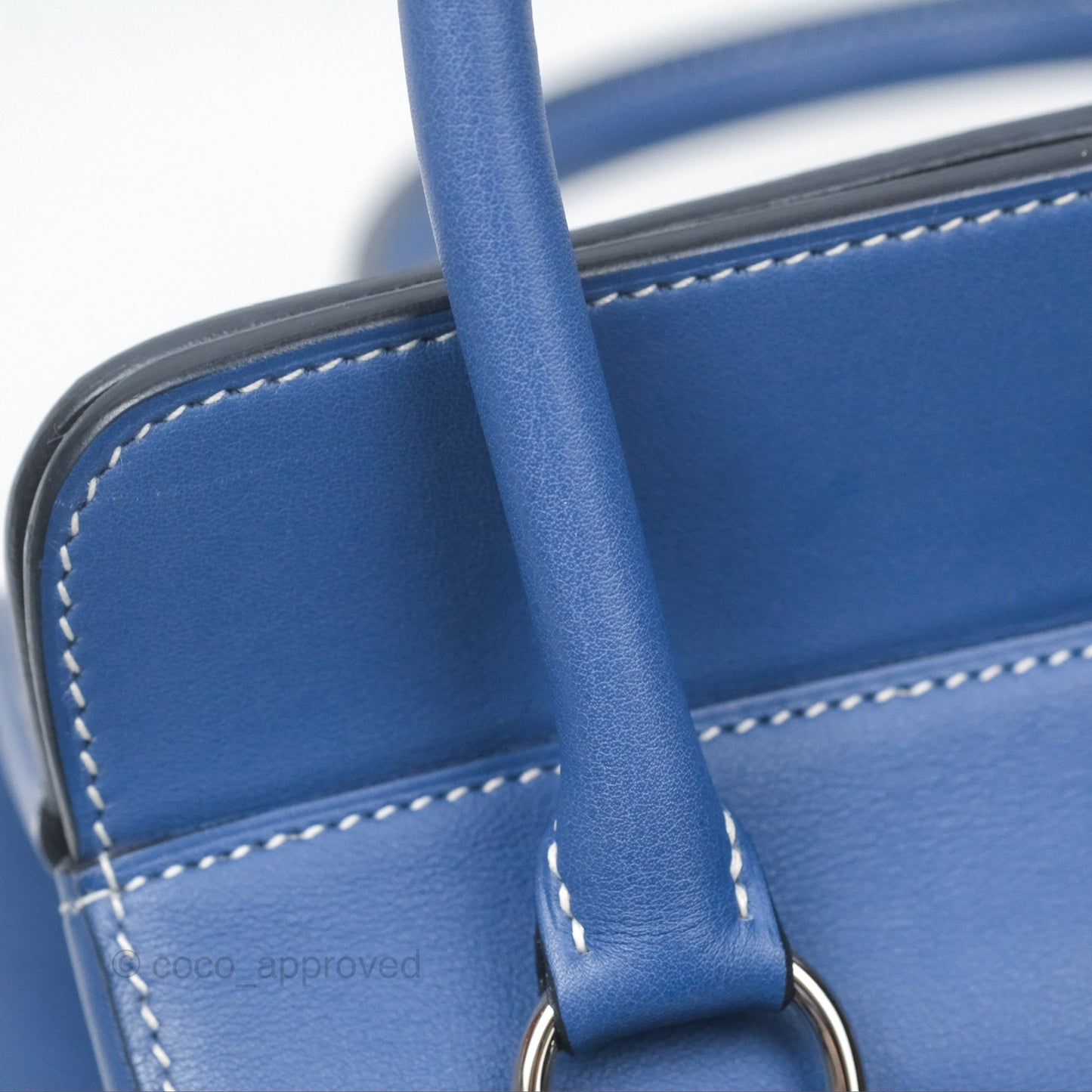 Hermès ToolBox 20 Bleu Agate R2 Swift Palladium Hardware