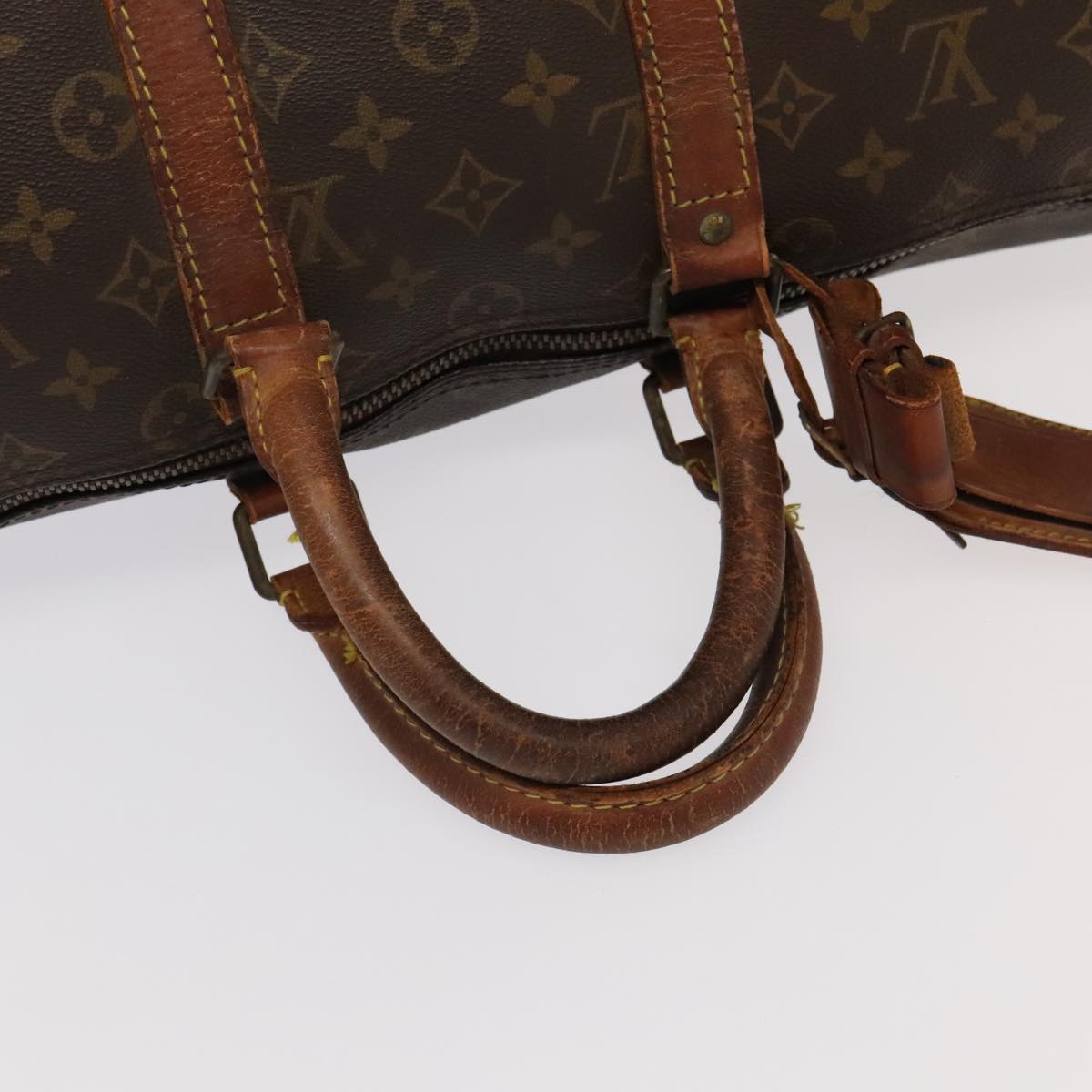 LOUIS VUITTON Monogram Keepall 45 Boston Bag M41428 LV 97962