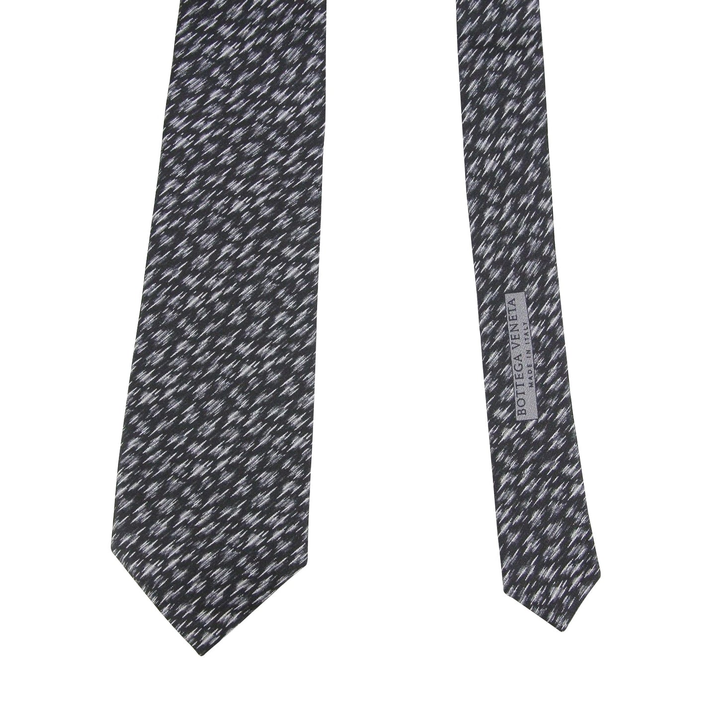 Luxury Bottega Veneta Men's Dry Brush  Silk Pattern Tie