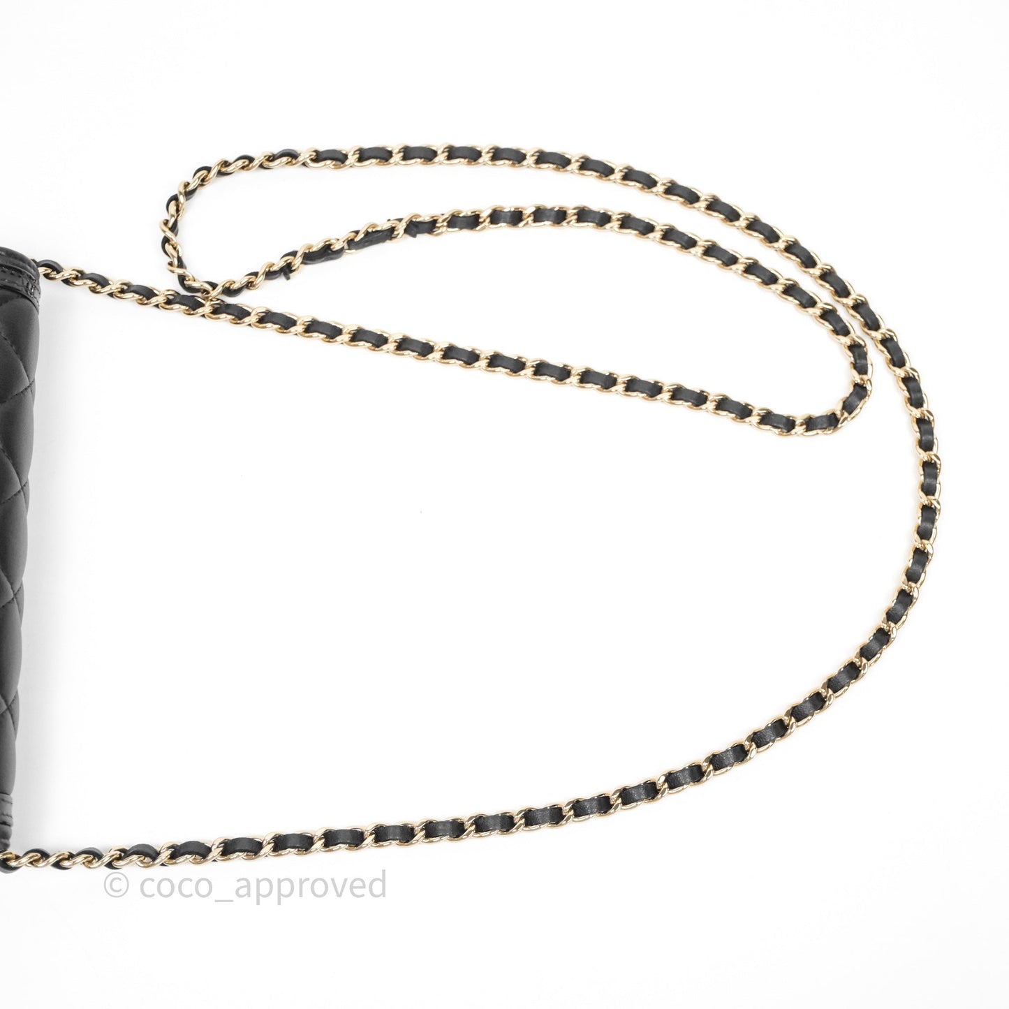 Chanel Mini Flap Bag Black Lambskin Gold Hardware