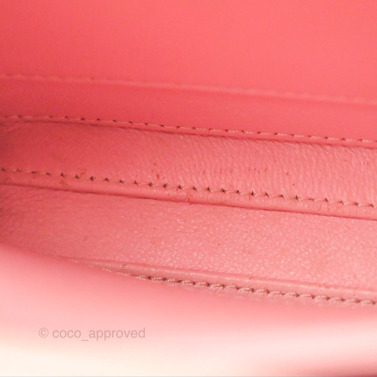Chanel Quilted Small CC Filigree Vanity Case Dusty Pink Caviar Gold Hardware