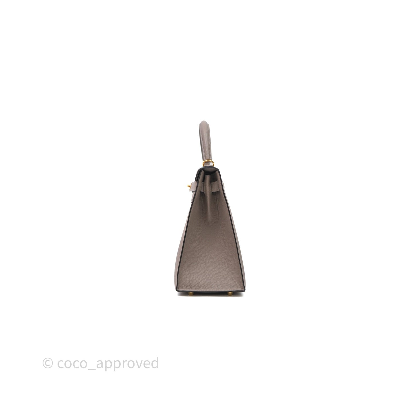 Hermès Kelly 28 Gris Asphalte Epsom Gold Hardware