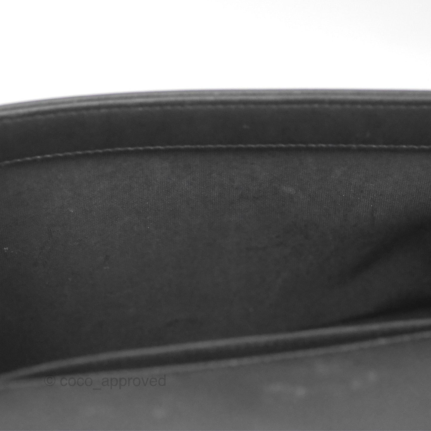 Chanel Quilted Medium Boy Black Calfskin Ruthenium Hardware
