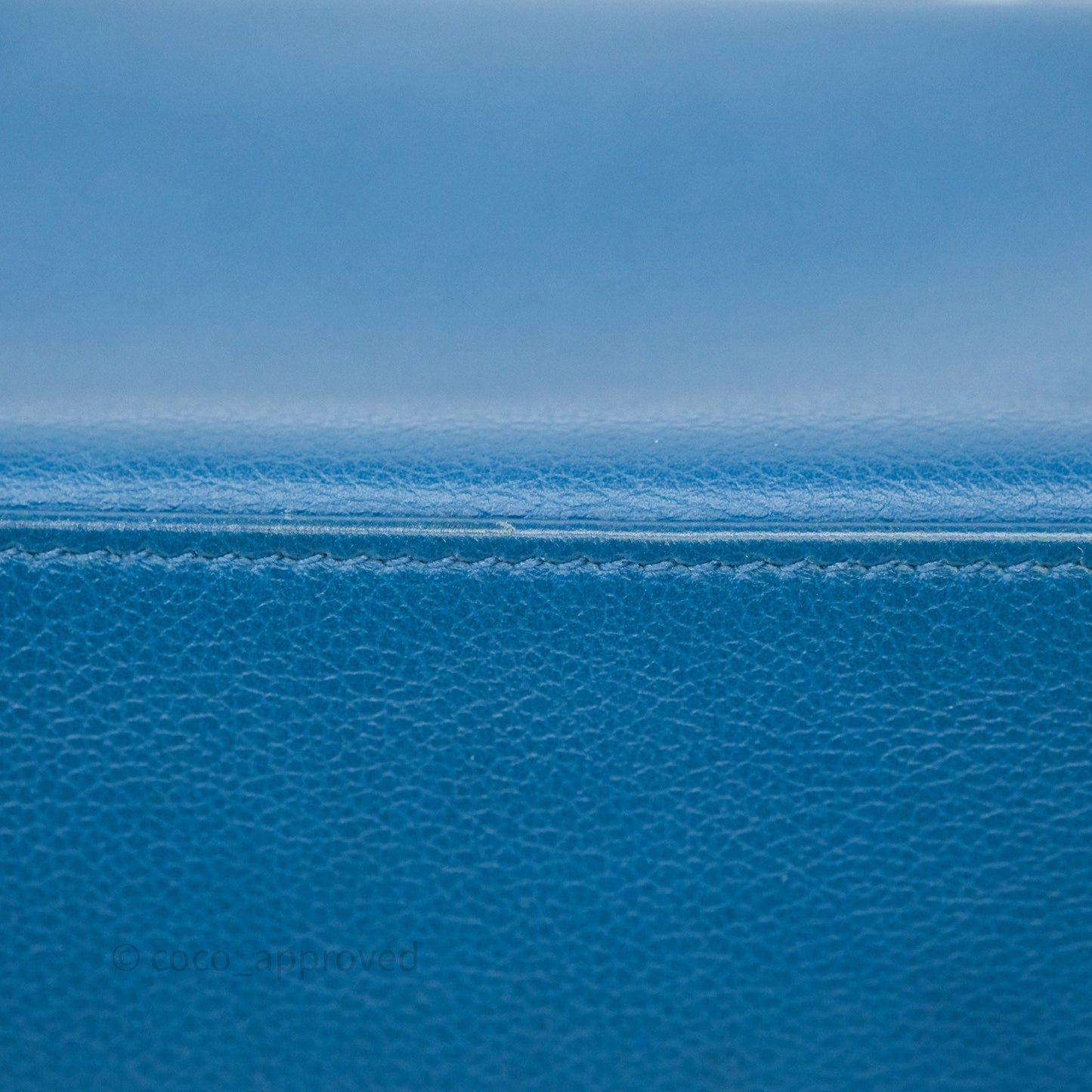 Hermès ToolBox 20 Bleu Cobalt 7C Evercolor Palladium Hardware