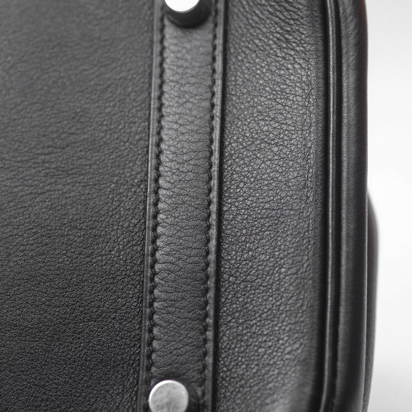Hermès Birkin 30 Noir 89 Evergrain Palladium Hardware
