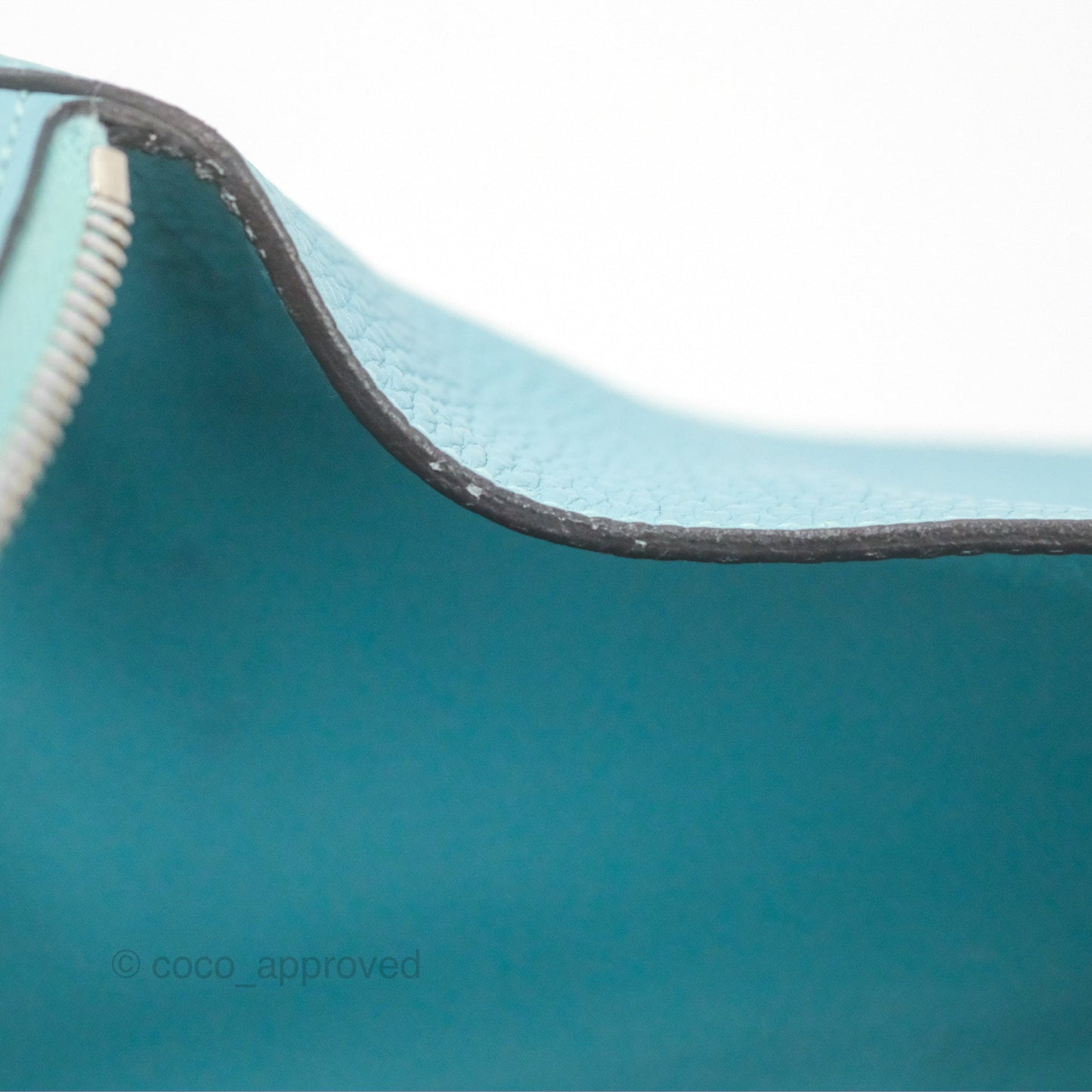 Hermès Lindy 30 Bleu Atoll Clemence Palladium Hardware