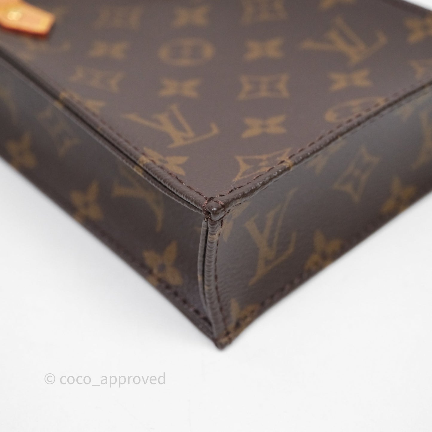 Louis Vuitton Petit Sac Plat Bag Monogram Canvas