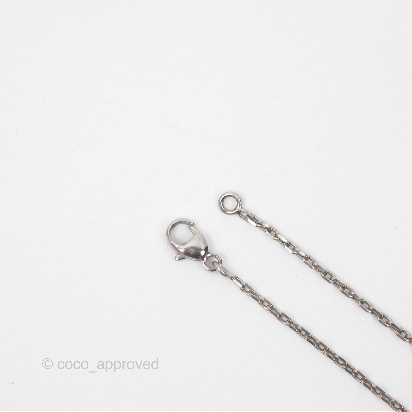 Hermès Cage D'H Necklace Rose Dragee 3Q Palladium Hardware