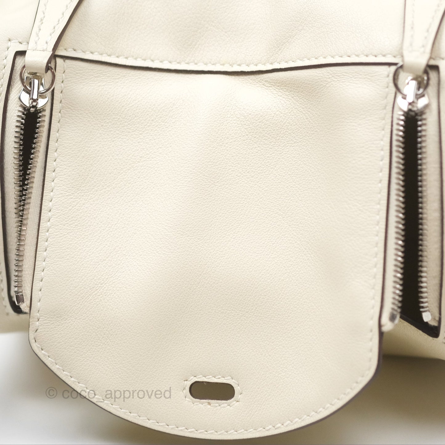 Hermès Mini Lindy 20 Nata I2/ Lime 9R Swift Palladium Hardware