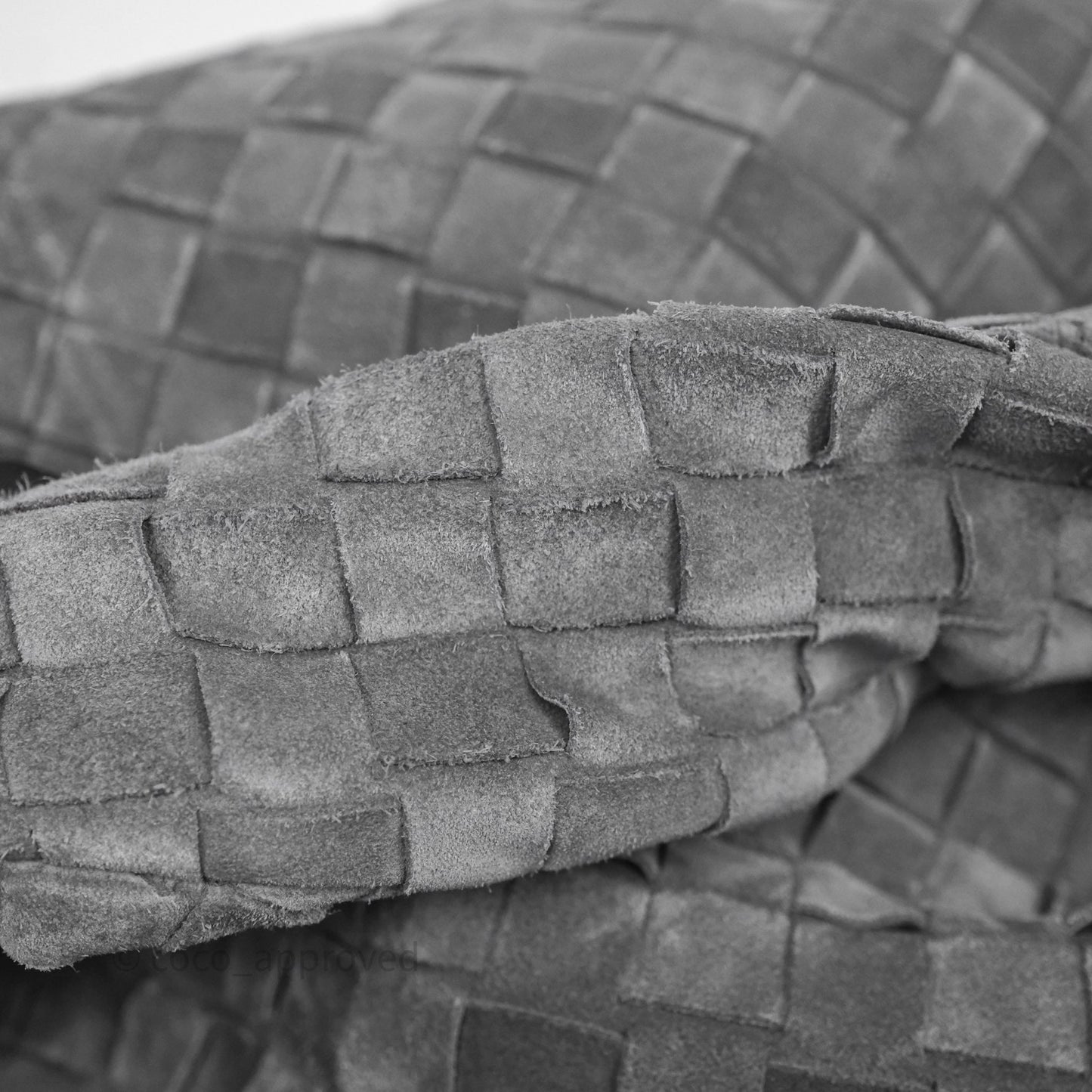 Bottega Veneta Classic Jodie Cloudy Indigo Suede Intrecciato