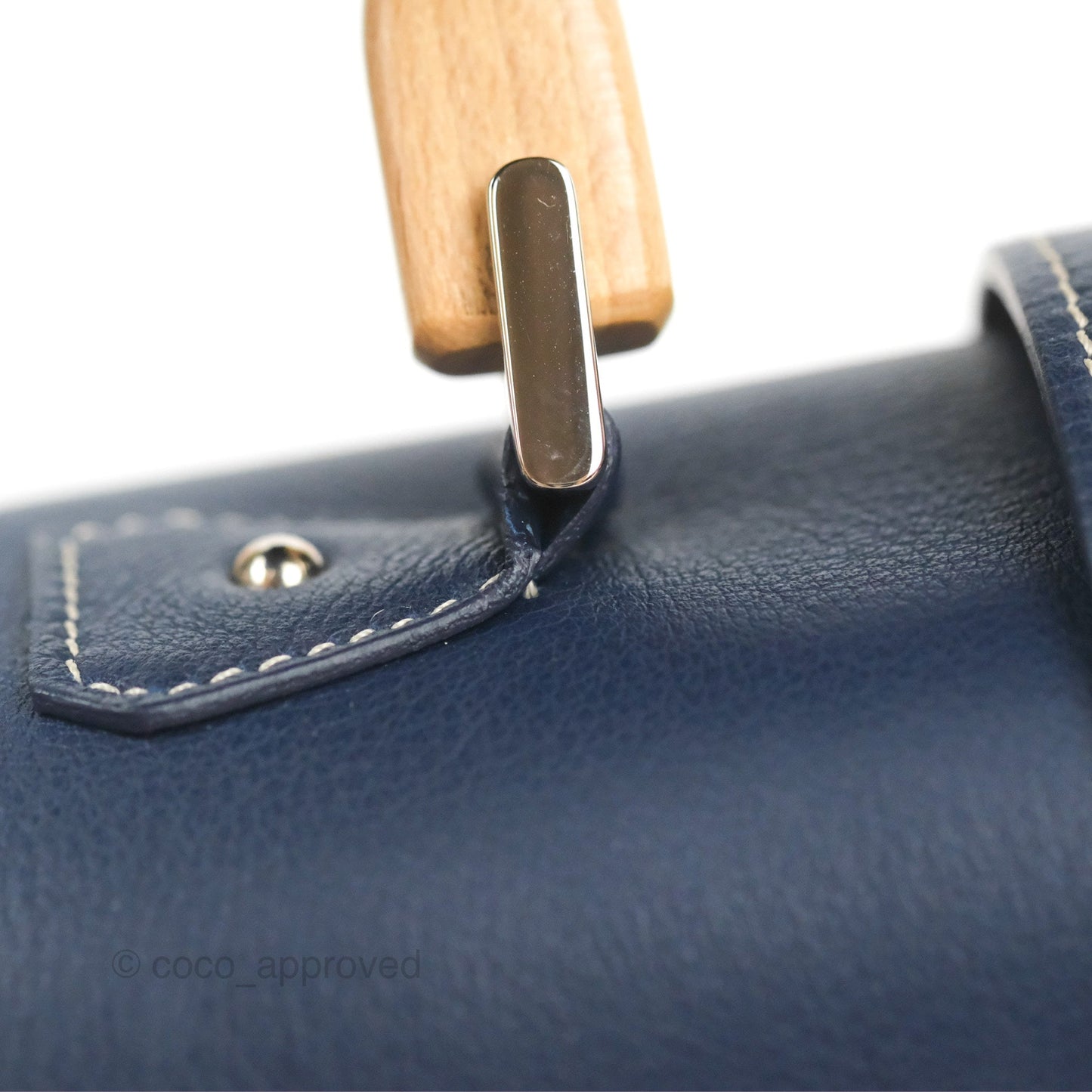 Goyard Saïgon Mini Bag Navy Goyardine Canvas/Chevroches Calfskin