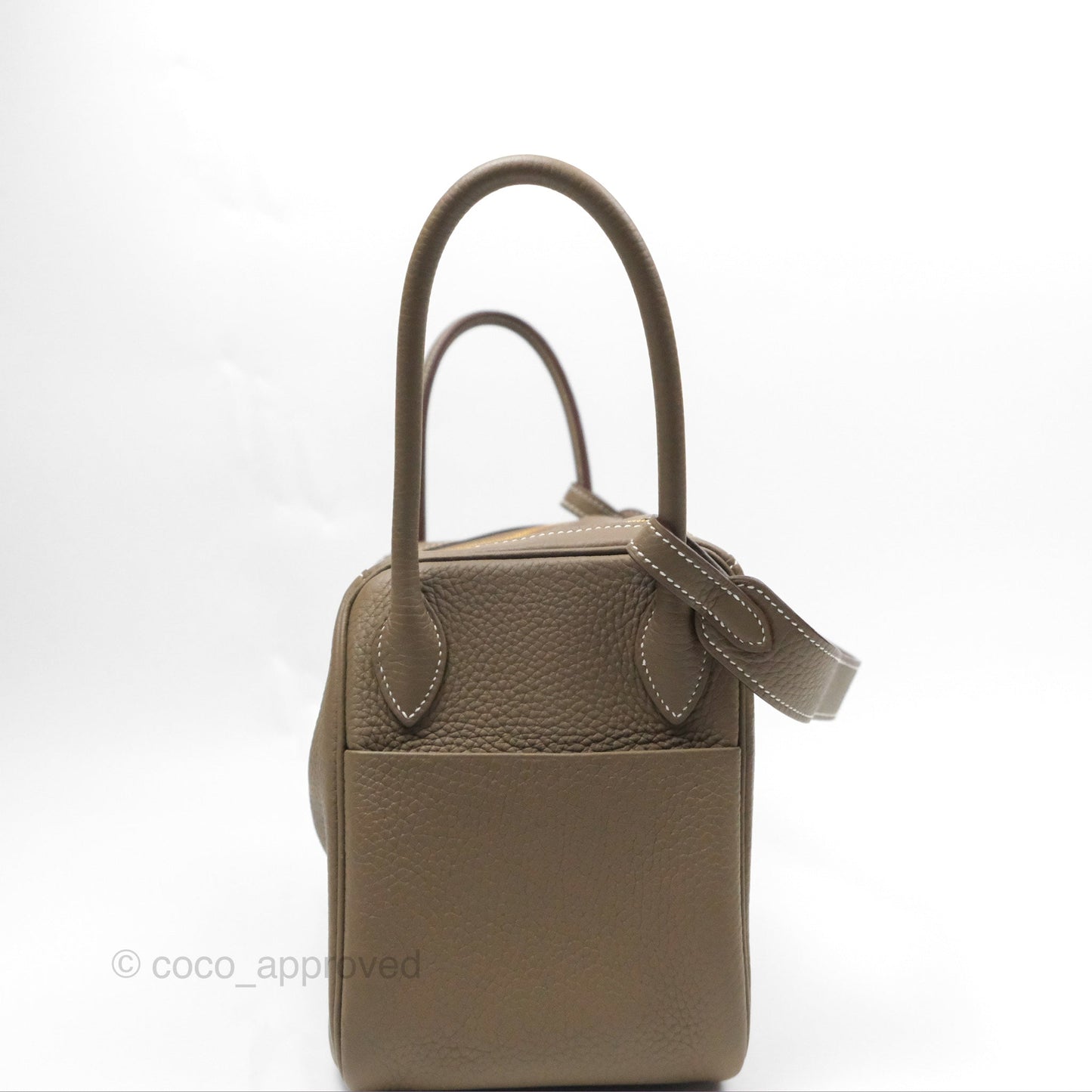 Hermès Lindy 26 Etoupe Clemence Gold Hardware