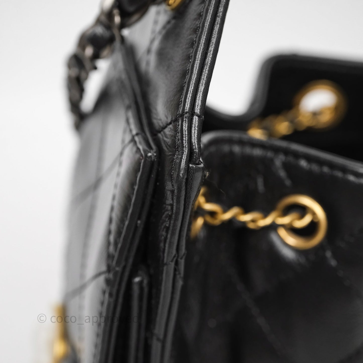 Chanel Mini 25 Black Bag Calfskin Mixed Hardware