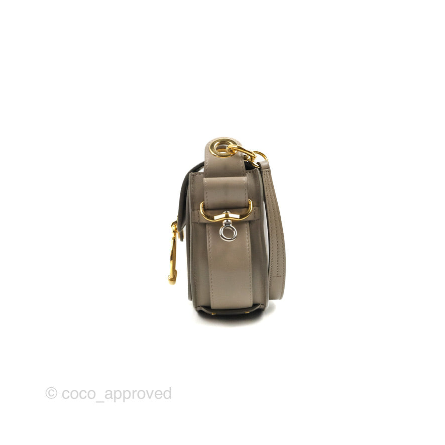 Chloé Small Tess Bag Motty Grey Grained Calfskin