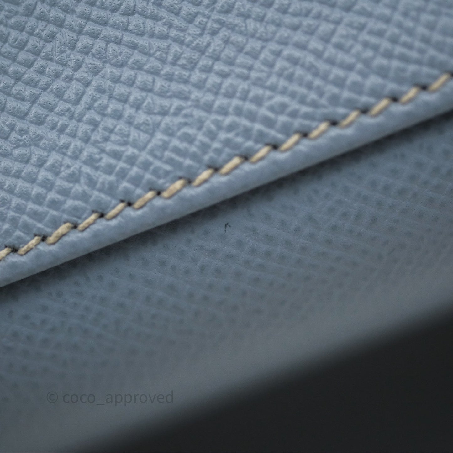 Hermès Kelly II 28 Sellier Bleu Lin J7 Epsom Gold Hardware